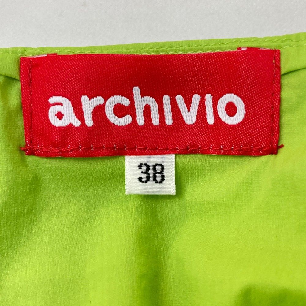 archivio グリーン ハーフジップアウター archivio グリーン ハーフジップアウター