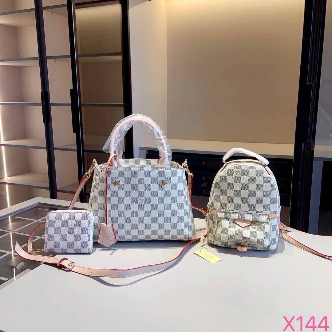 LOUIS VUITTON ルイヴィトン  ショルダーバッグ大容量 ハンドバッグ 財布 3点セット