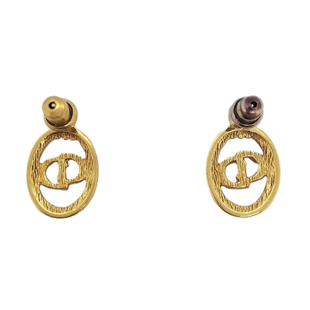 一番人気物 クリスチャンディオール Christian ピアス【中古 CDロゴ Dior アクセサリー