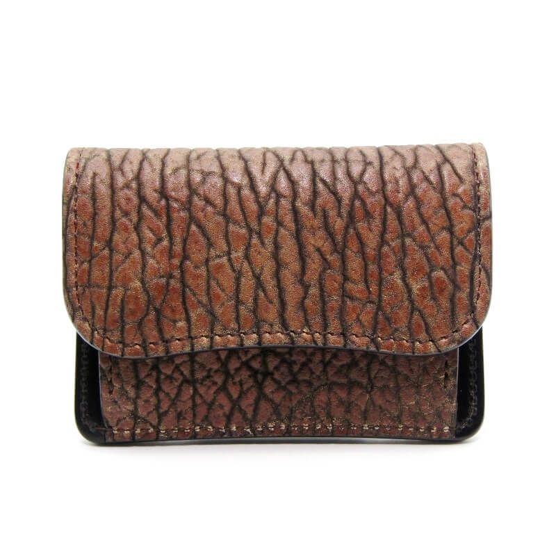 ☆美品☆ワイルドスワンズ コインケース 小銭入れ レザー ダークブラウン 仕事 WILD SWANS（ワイルドスワンズ）Tongue（タング）マルチコイン