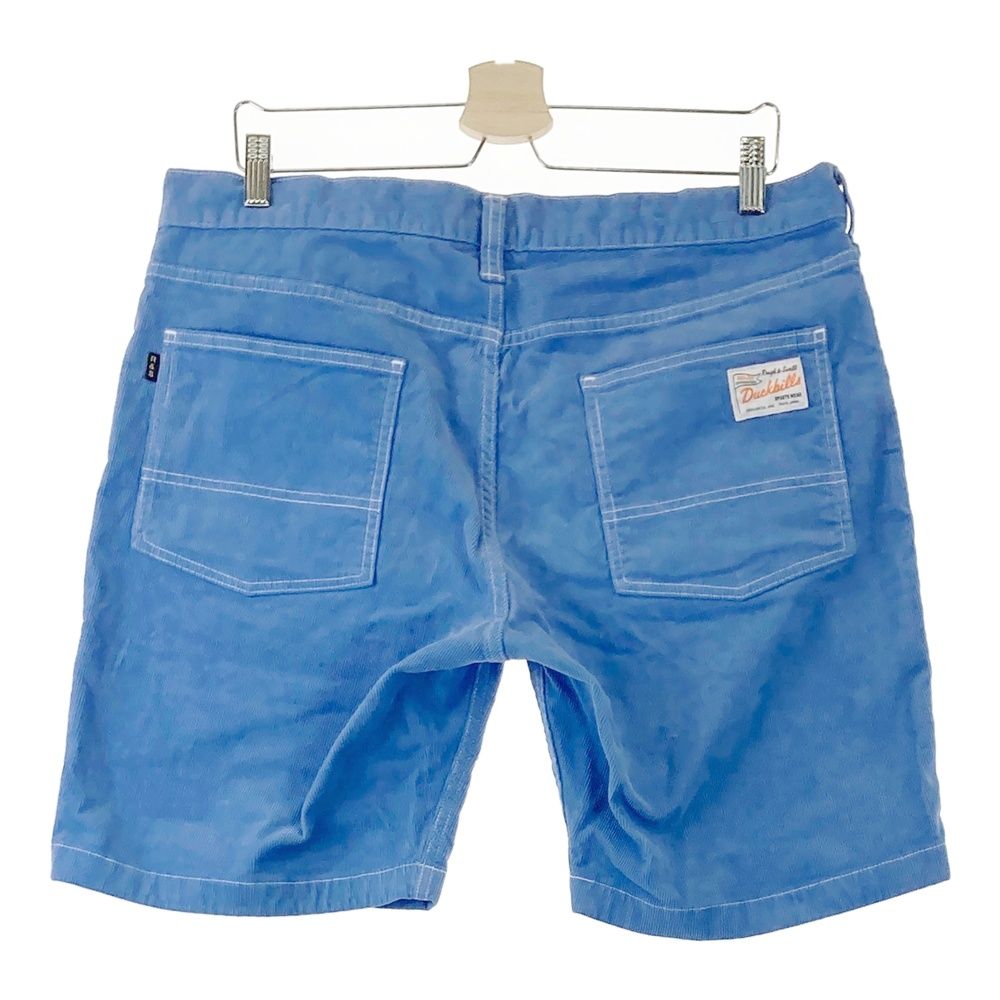 サイズ：XL ROUGH&amp;SWELL ラフアンドスウェル RSM-21076 コーデュロイ ハーフパンツ  ブルー系 [240101497448] ゴルフウェア メンズ ストスト 新品】ROUGH&SWELL ラフアンドスウェル RSM-21076 コーデュロイ
