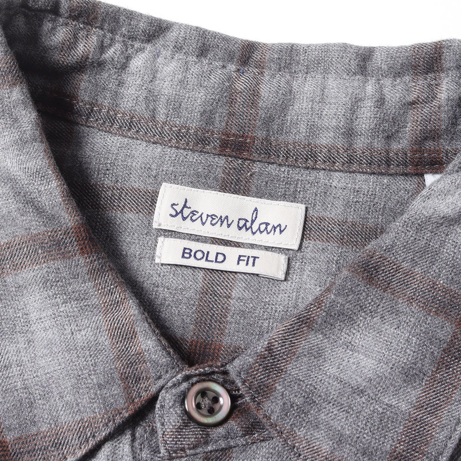 STEVEN ALAN スティーブンアラン シャツ サイズ:S オンブレチェック 