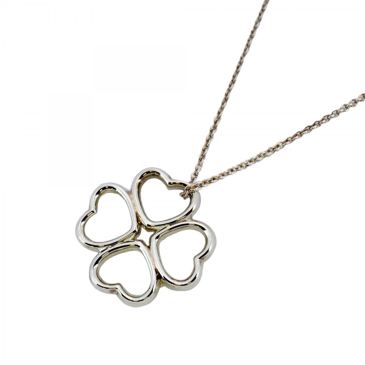 ティファニー ハート クローバー ネックレス シルバー925 レディース Tiffany & Co. - ほぼ新品✨ティファニー ハート クローバー