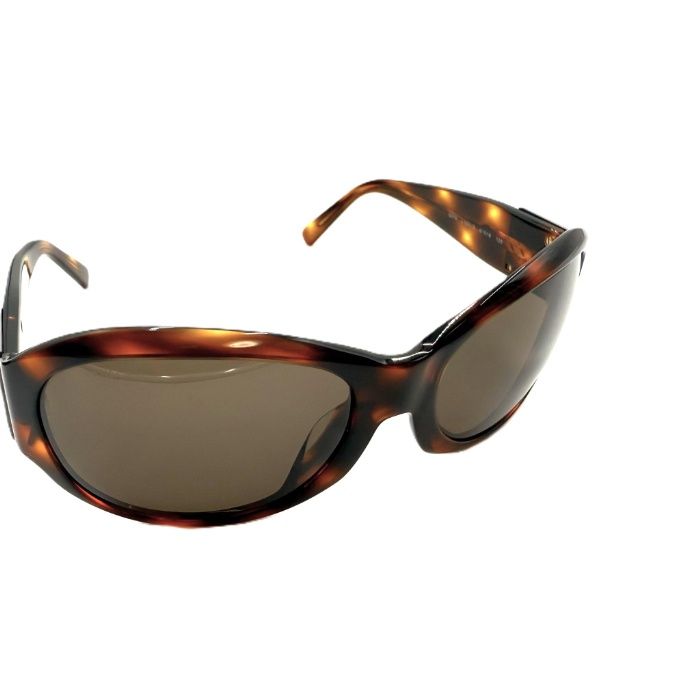 シャネル CHANEL サングラス サイドロゴ付き べっ甲 ブラウン系 箱付き