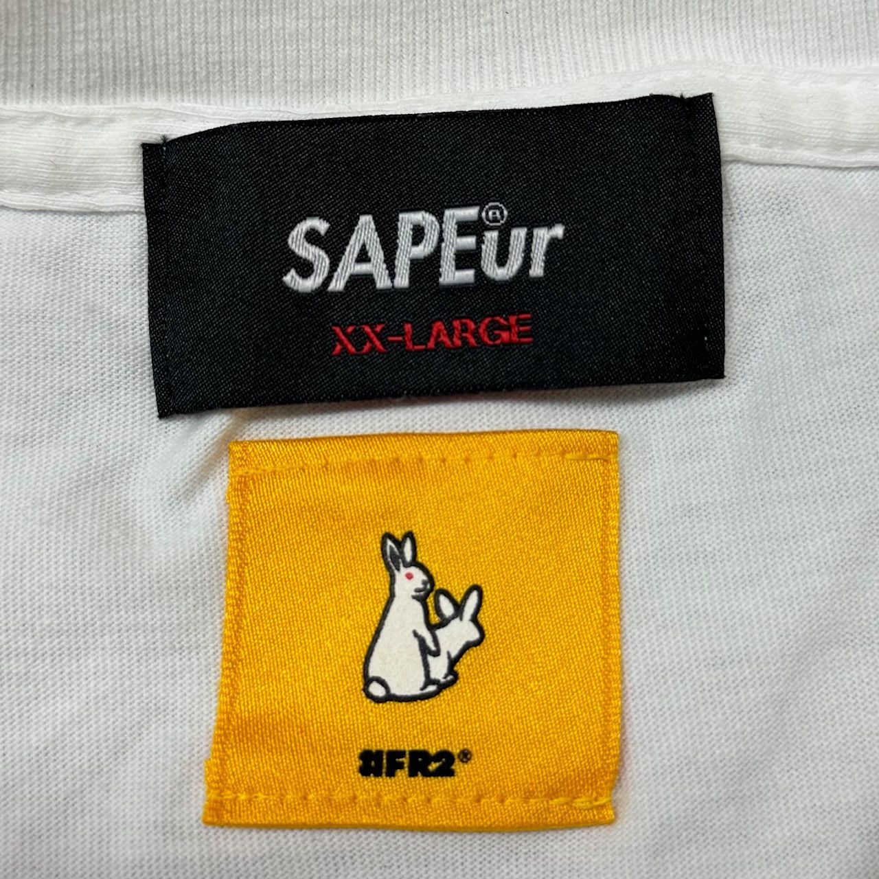SAPEur × FR2 プリントTシャツ 半袖カットソー クルーネック