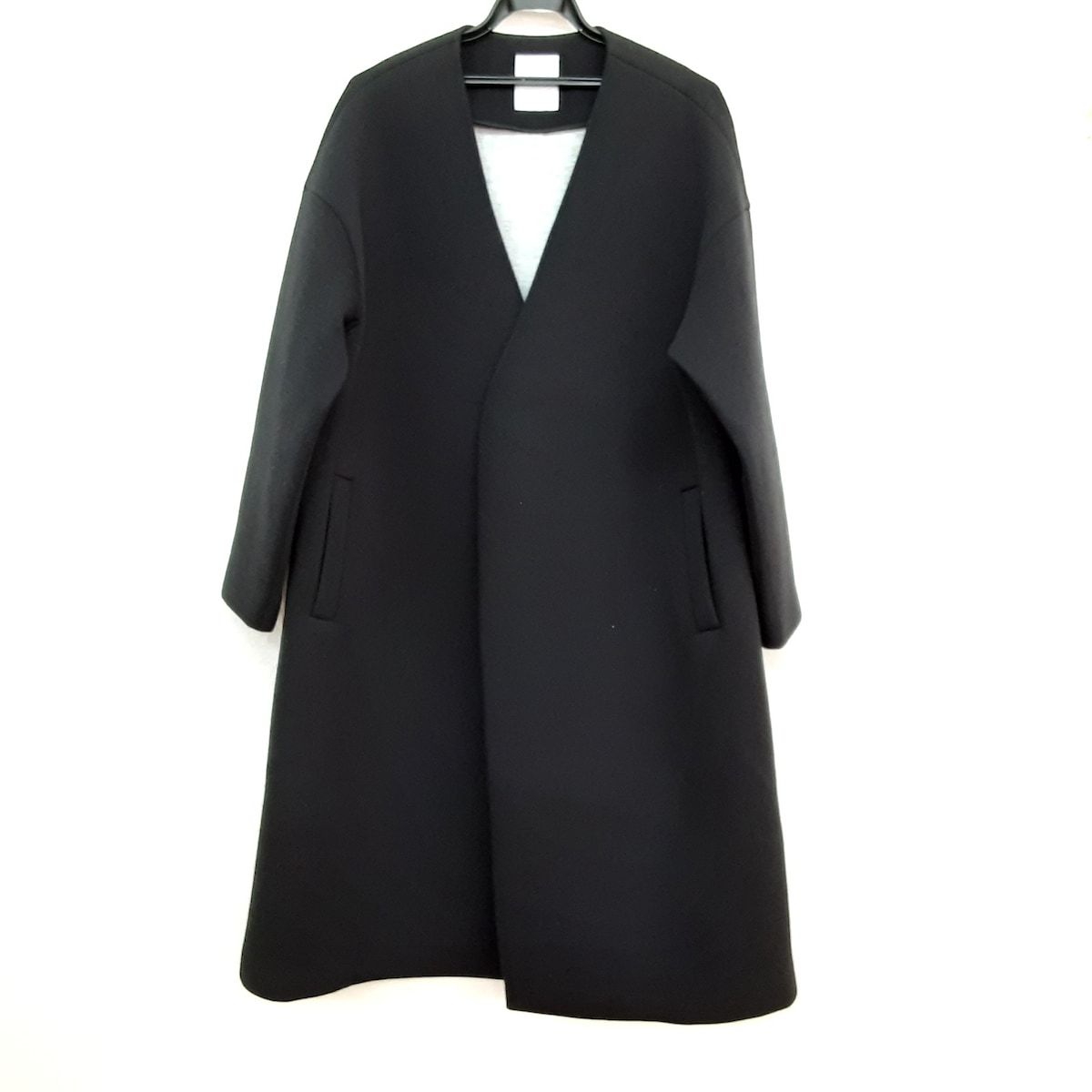 ebure(エブール) コート サイズ38 M レディース美品 - 黒 長袖/秋/冬 