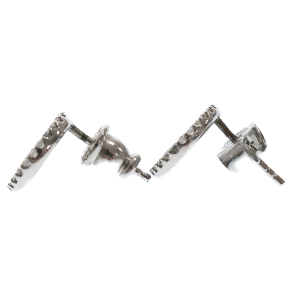 FENDI (フェンディ) F IS FENDI ラインストーン付きロゴチャームピアス  