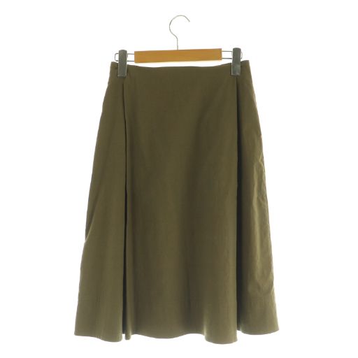 マルニ　フレアースカート　38 マルニ MARNI フレアスカート ロング リネン混 ストレッチ 38