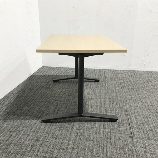 ミーティングテーブル 完成品 ビエナ 天板固定 W1200 コクヨ ナチュラルオーク