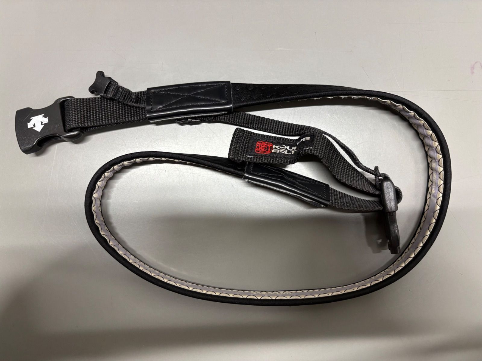 【中古】デサント(DESCENTE)　コウノエベルト（鴻江ベルト）　サイズ：O　ブラック