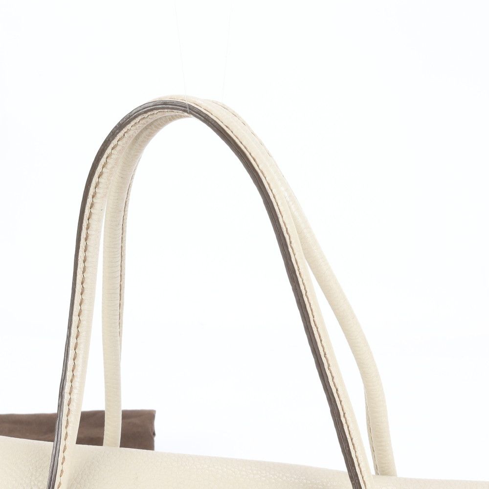 美品✨トッズ コーニッシュウエーブ 本革 ハンドバッグ ベージュ レザー 肩掛け TOD'S トッズ Corniche Wave コーニッシュウェーブ ハンドバッグ