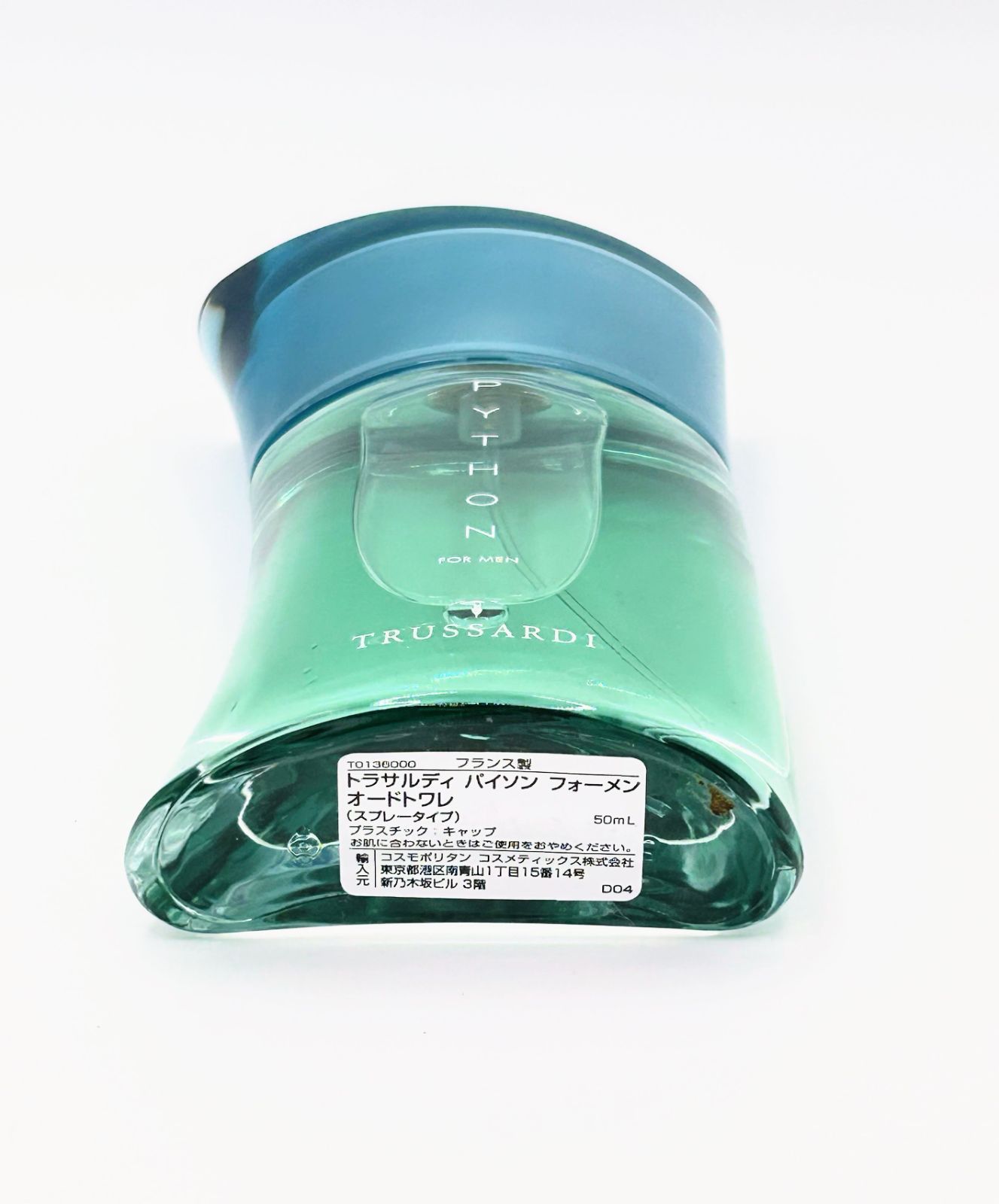 トラサルディ パイソン オードトワレ 50ml 開封使用済み 残量70% トラサルディ パイソン オードトワレ 50ml 開封使用済み 残量70