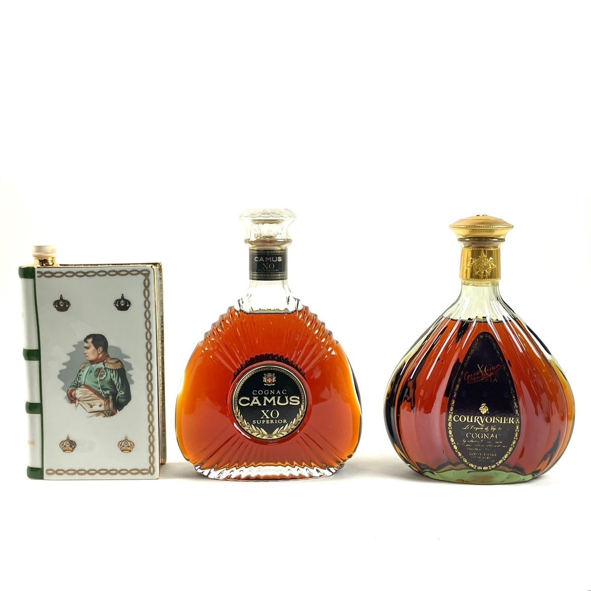【3本セット】クルボアジェ ナポレオン / カミュ XO 3本セット】クルボアジェ ナポレオン / カミュ XO 3本セット