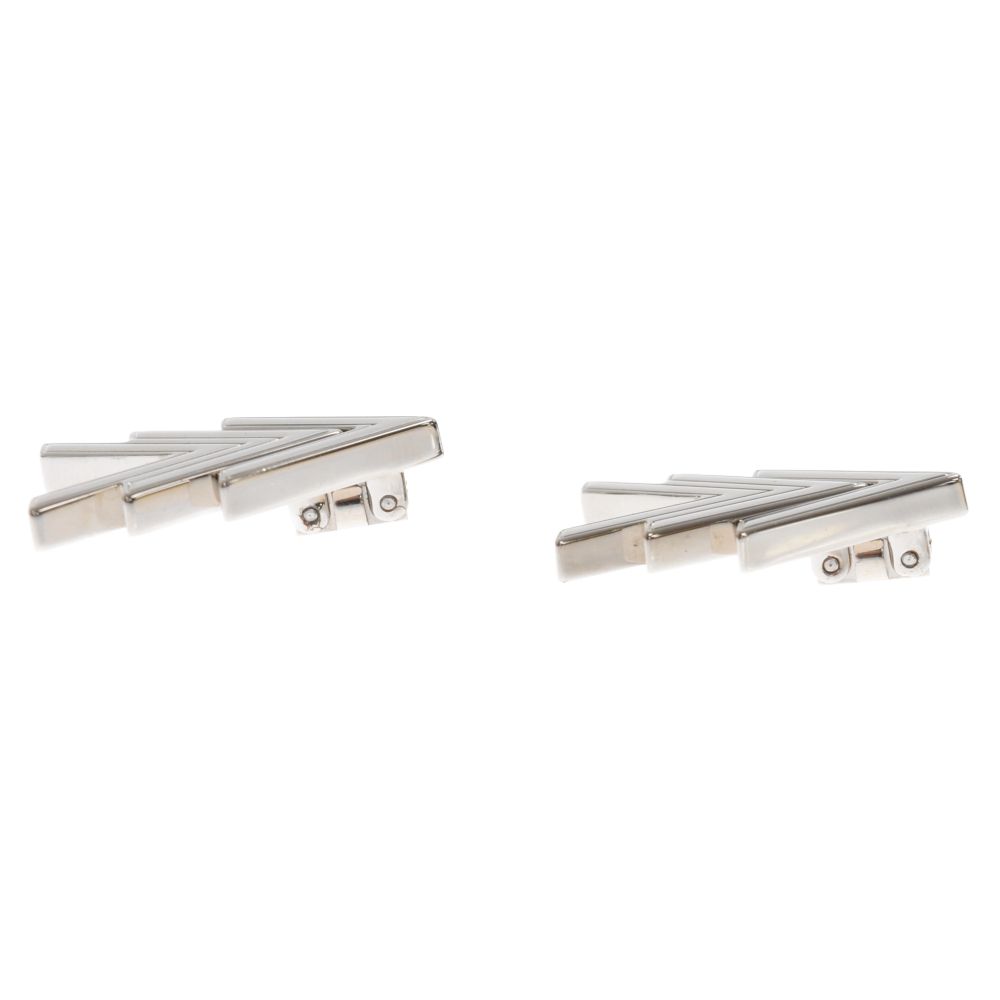 【未使用】ルイヴィトン カフス カフスリンクス LVロゴ シルバーw5 LOUIS VUITTON (ルイヴィトン) VVV Cuffslinks VVVカフス