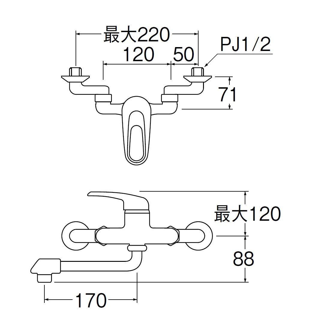 機能水栓≫シングル混合栓