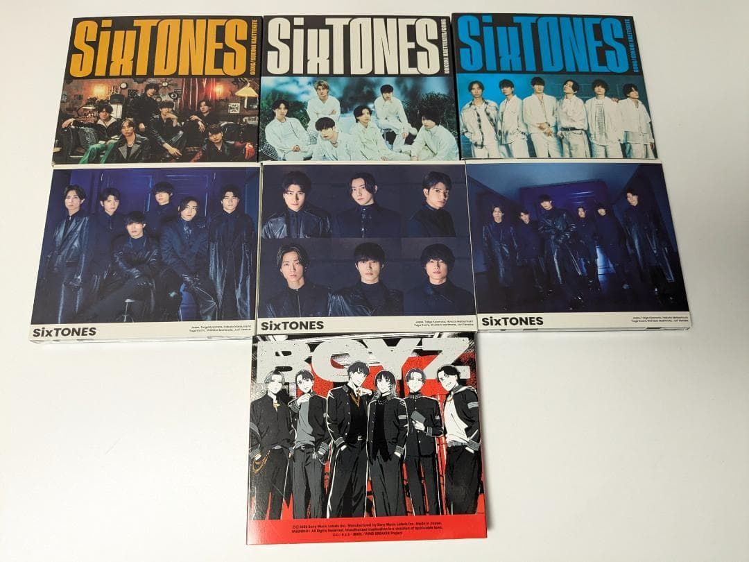 SixTONES シングルCD 43本　アルバム12本 計55本　まとめ売り SixTONES シングルCD 43本 アルバム12本 計55本 まとめ売り