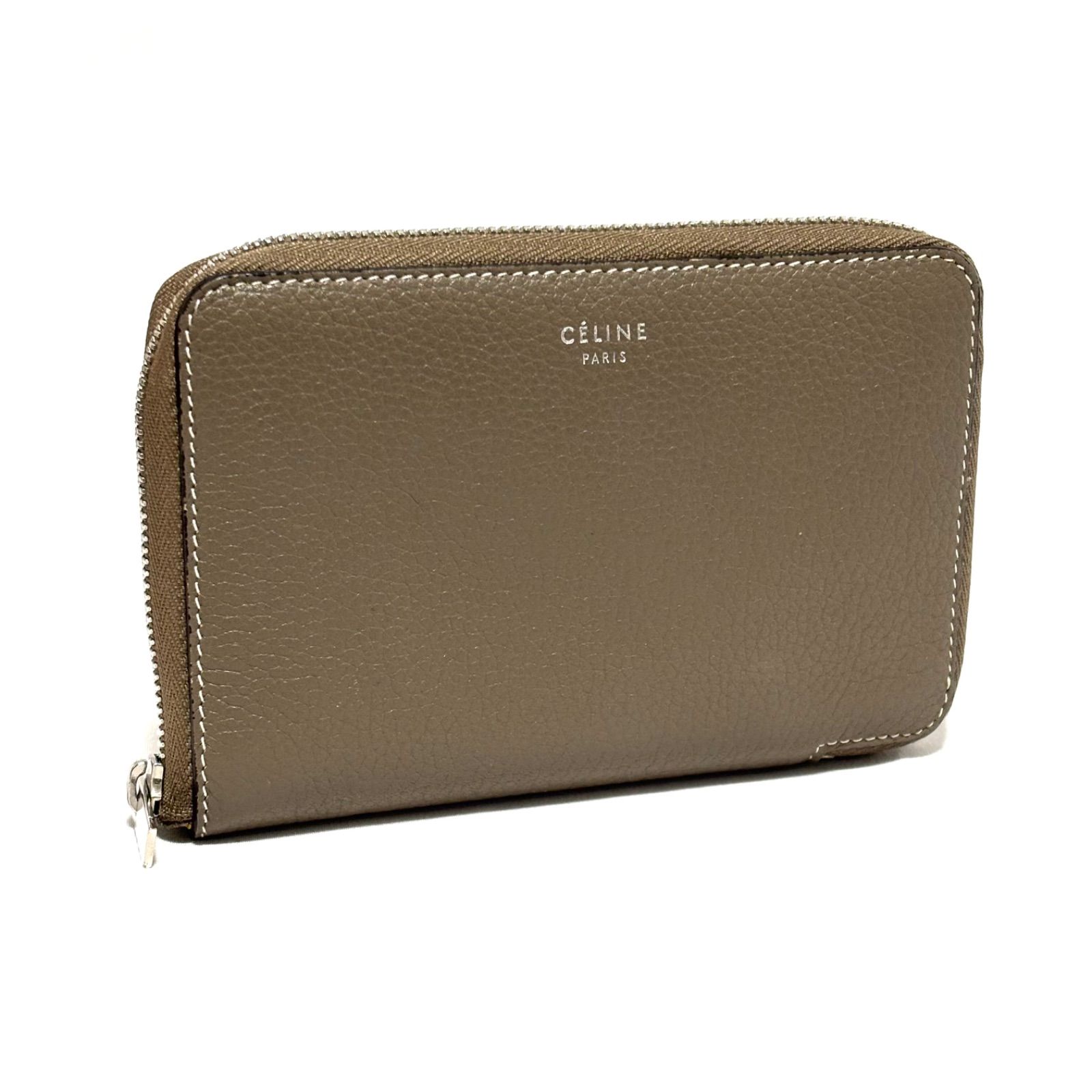 セリーヌ 財布 ミディアム ジップラウンド コンパクトウォレット 二