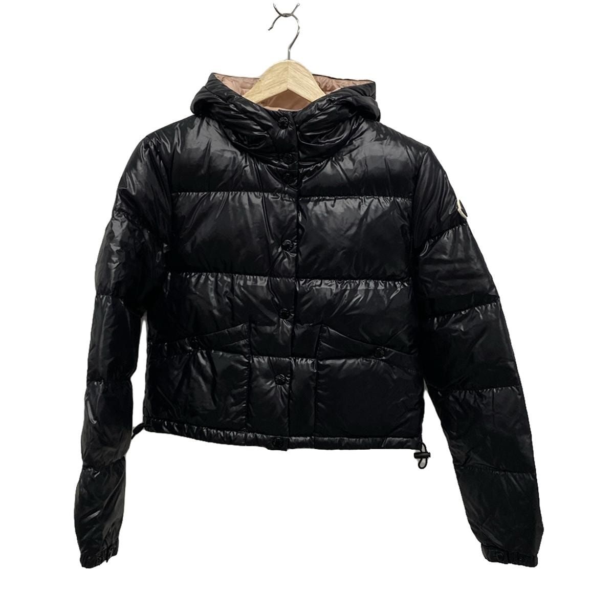 MONCLER(モンクレール) ダウンジャケット サイズ0 XS レディース美品 BARDANETTE(バルダネット) 黒 長袖/ショート丈/冬 -  メルカリ