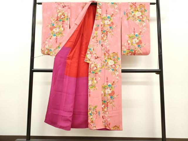 平和屋着物[]アンティーク 大正ロマン 七五三 女の子 7歳 祝着 四つ身