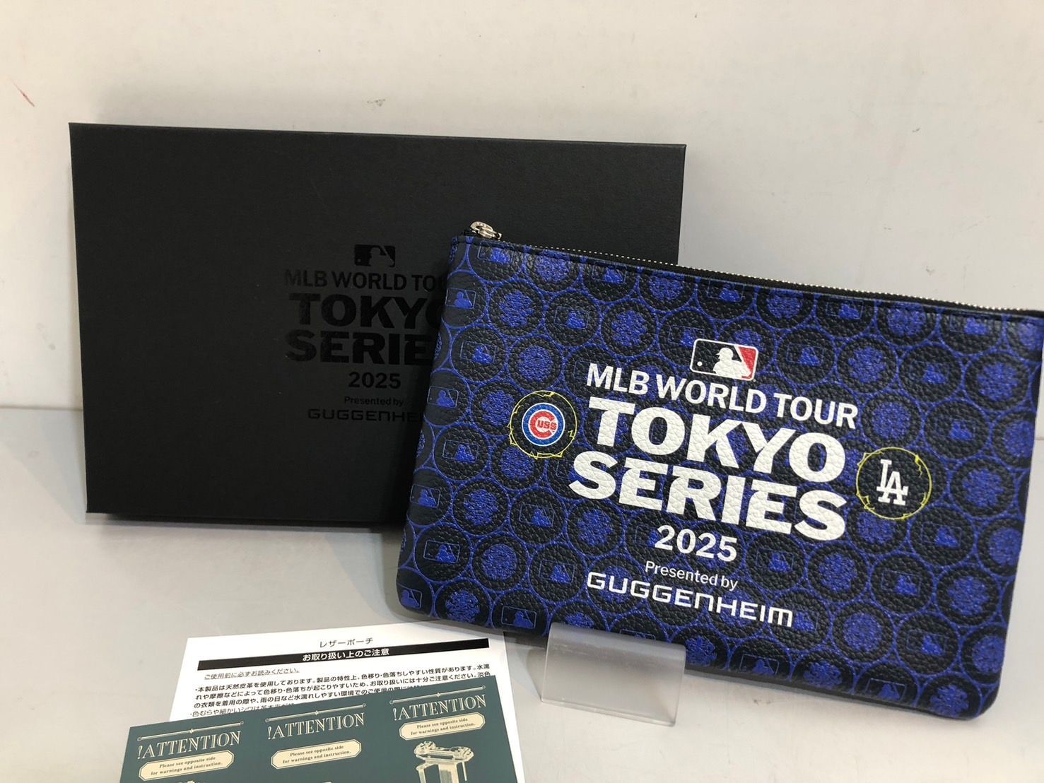 【非売品】東京シリーズ2025 ダイヤモンドボックス席限定特典品のポーチ ◇MLB WORLD TOUR TOKYO SERIES ポーチ 2025 ダイヤモンドボックス席