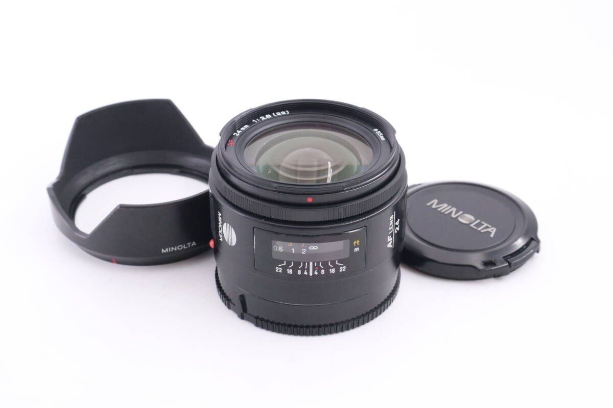 MINOLTA AF 24mm F2.8 ミノルタ AFレンズ ブラック (f04992)