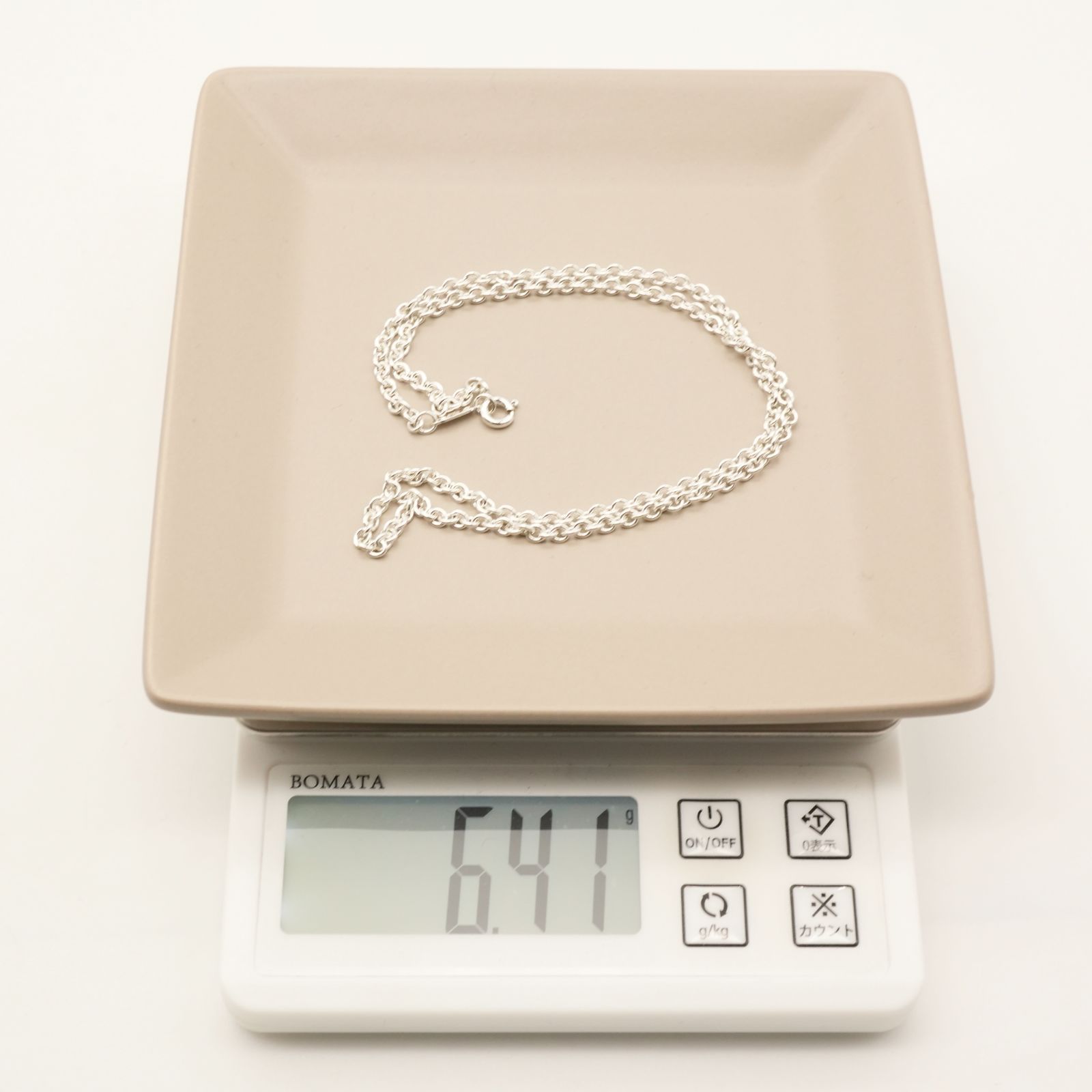 希少美品40cm ティファニー 太めチェーン ネックレス シルバー