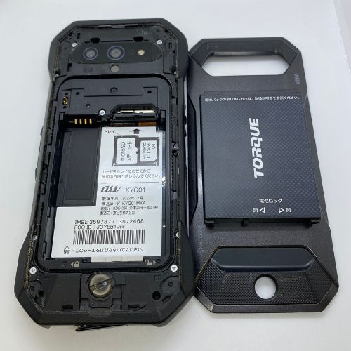 au TORQUE 5G KYG01 ブラック SIMフリー 訳あり 4日20時からポイントUP!