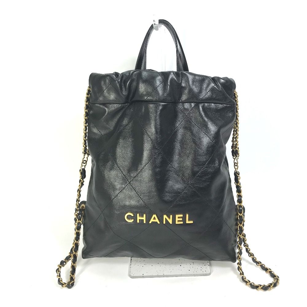 CHANEL シャネル リュックサック シャネル22 スモール チェーン AS3859  