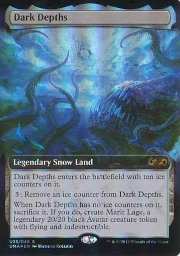 中古】マジックザギャザリング [神話R]：【FOIL】Dark Depths/暗黒の