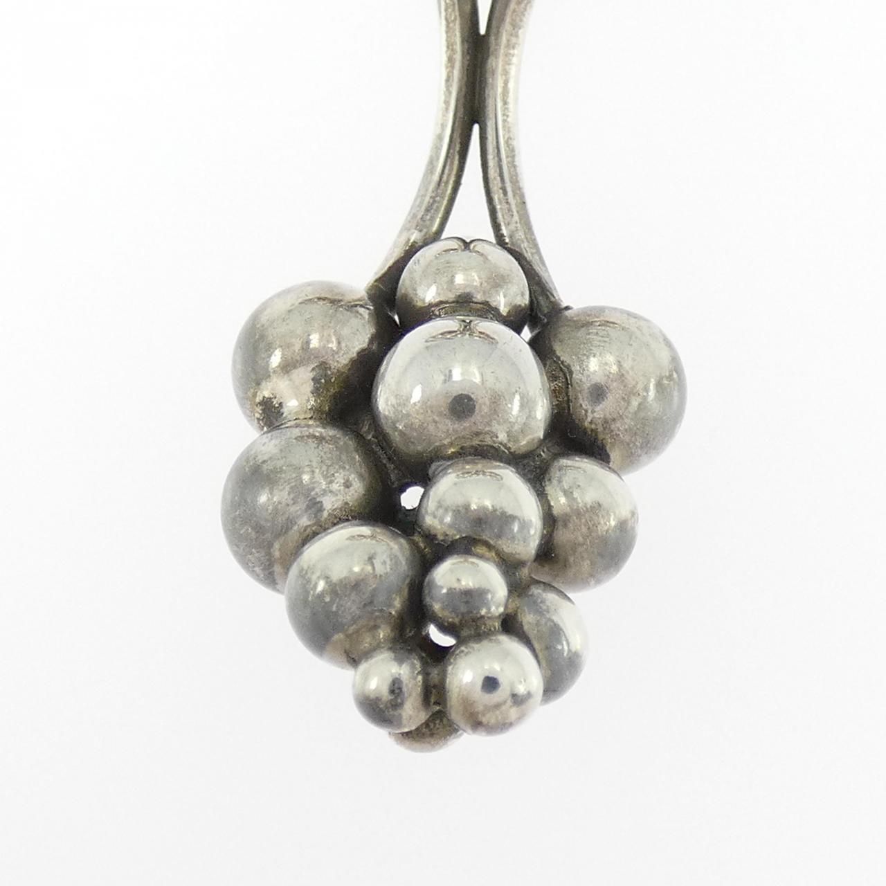 極美品　ジョージジェンセン　ムーンライトグレープブローチ 美品△Georg Jensen ジョージジェンセン 101 ムーンライト