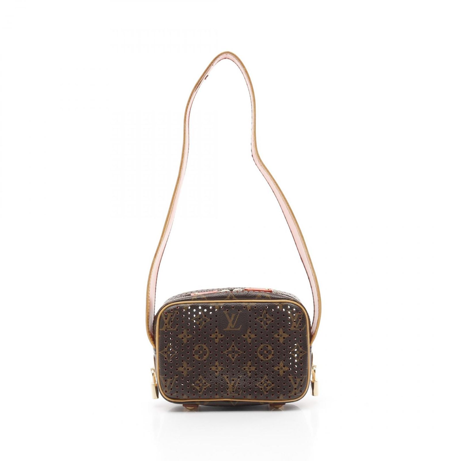 ルイ ヴィトン LOUIS VUITTON ショルダーバッグ ミニ トロカデロ M95177 PVCコーティングキャンバス レザー ミニ トロカデロ レディース Used A