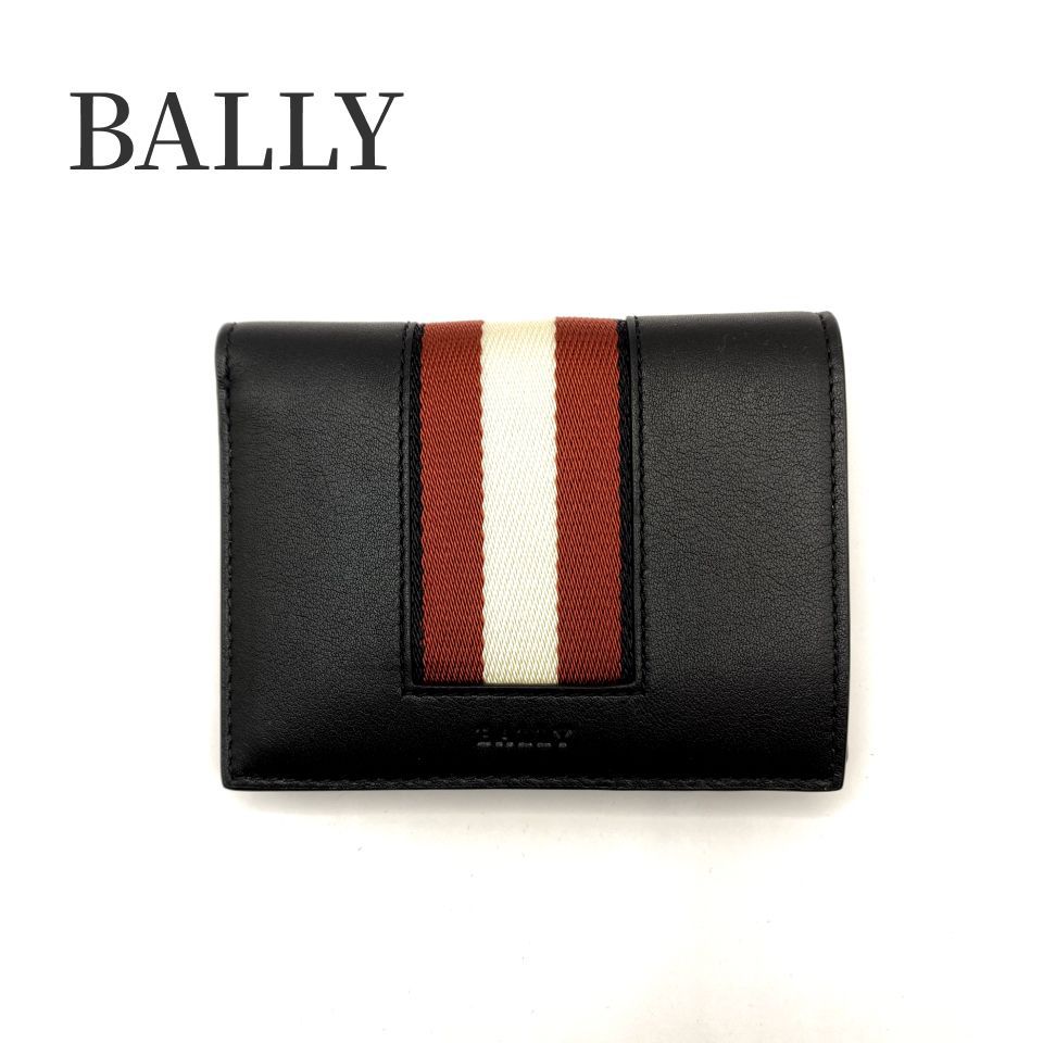 新品】BALLY バリー 二つ折り財布 メンズ 小銭入れなし 本革 レザー
