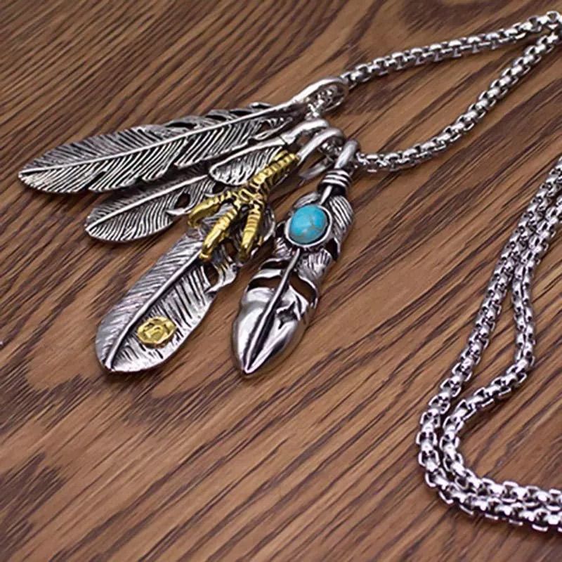 【特価窓口】ＳＡＡＤ サード フェザー ＦＥＡＴＨＥＲ バッファロー ペンダントトップ シルバー ｓｉｌｖｅｒ ９２５ 羽根 アクセサリー/234 その他