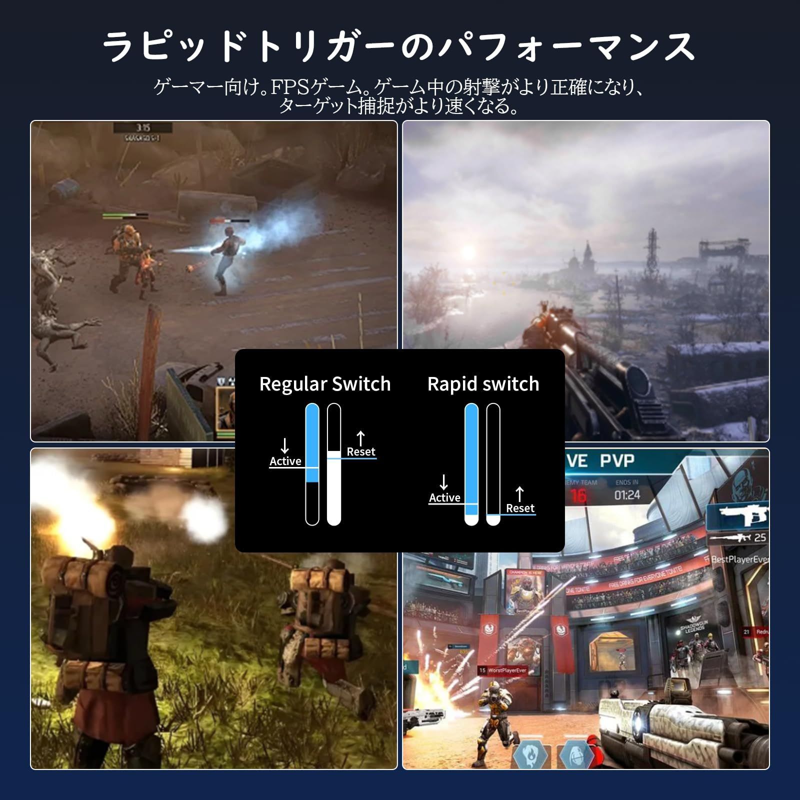 SHARKxMAMBASNAKE ATTACK X68 HEゲーミングキーボード ラピッドトリガー対応 磁気スイッチ 8000Hzポーリングレート 0.125msレイテンシー 0.01mmRT精度 0デッドゾーン snap tap 128Kスキャン