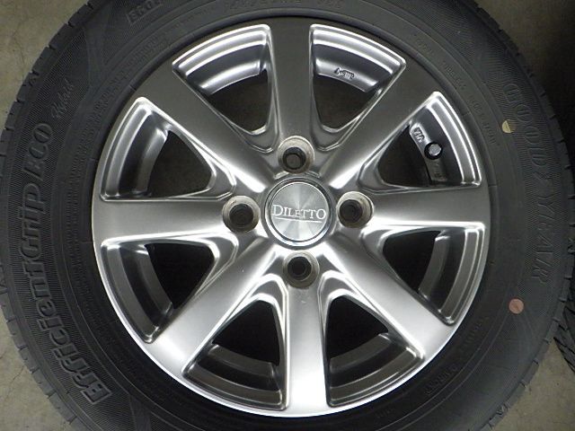 231-749 DILFTTO アルミホイール＆ラジアルタイヤ 145 80R13 2019年 ４本セット FFCRYSTALESIA_COM