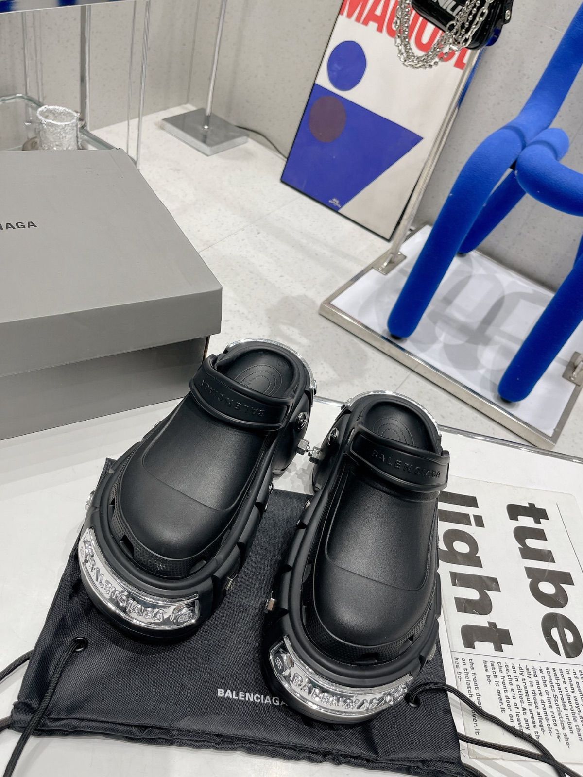 BALENCIAGA x Crocs HardCrocs Sandal カジュアルサンダル 男女兼用