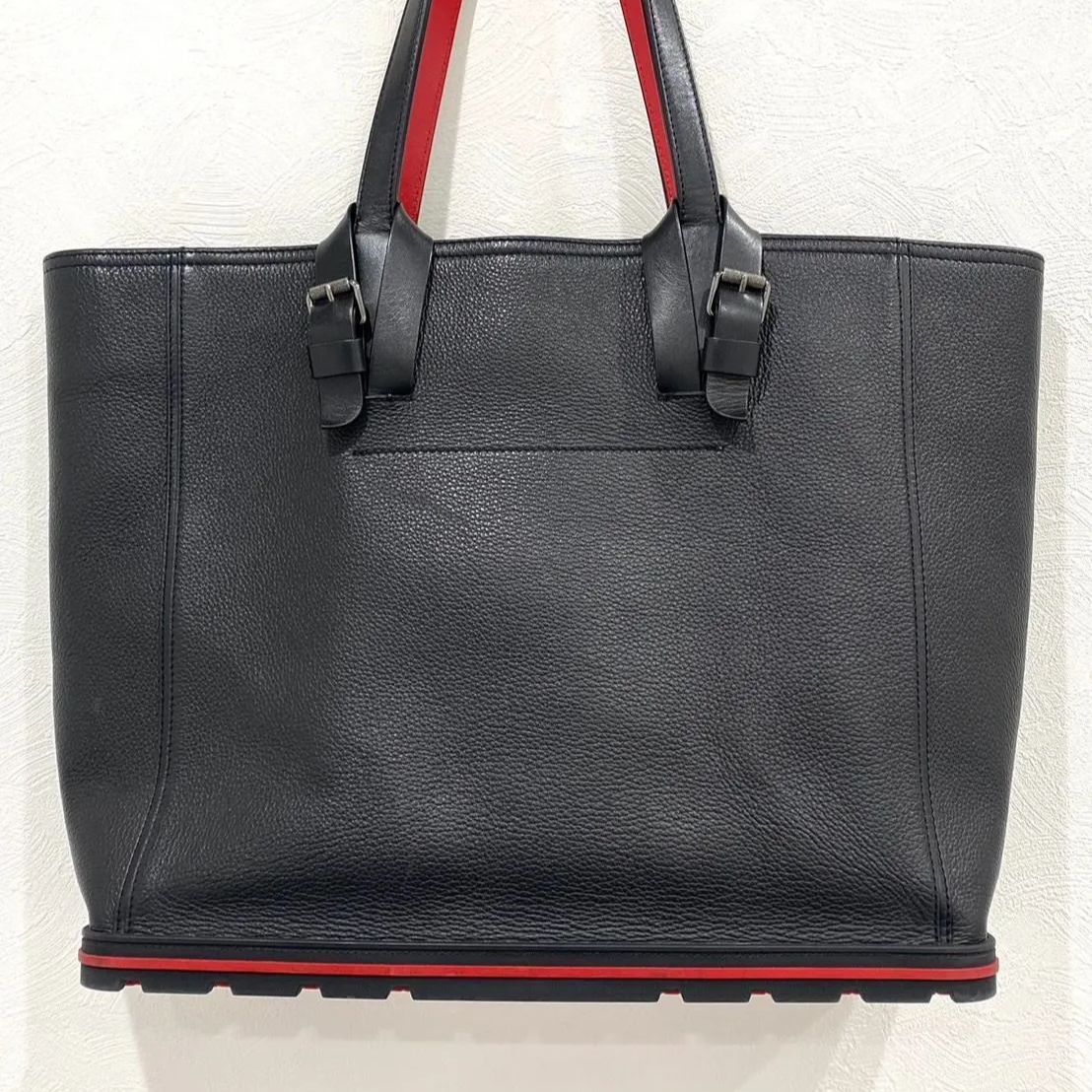最安】ルブタン カバイカー レザー 黒 Christian Louboutin 横幅