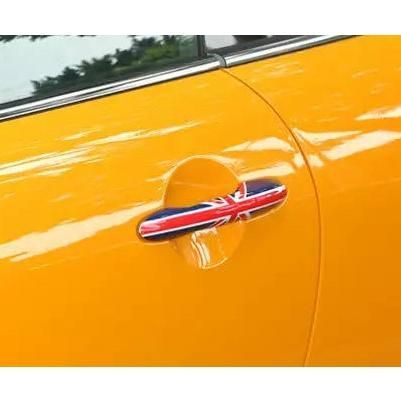 デザイン性UP BMW MINI ドアハンドル カバー ユニオンジャック ミニ F55 ワン クーパー クーパーD クーパーSD クーパーS セブン 無し