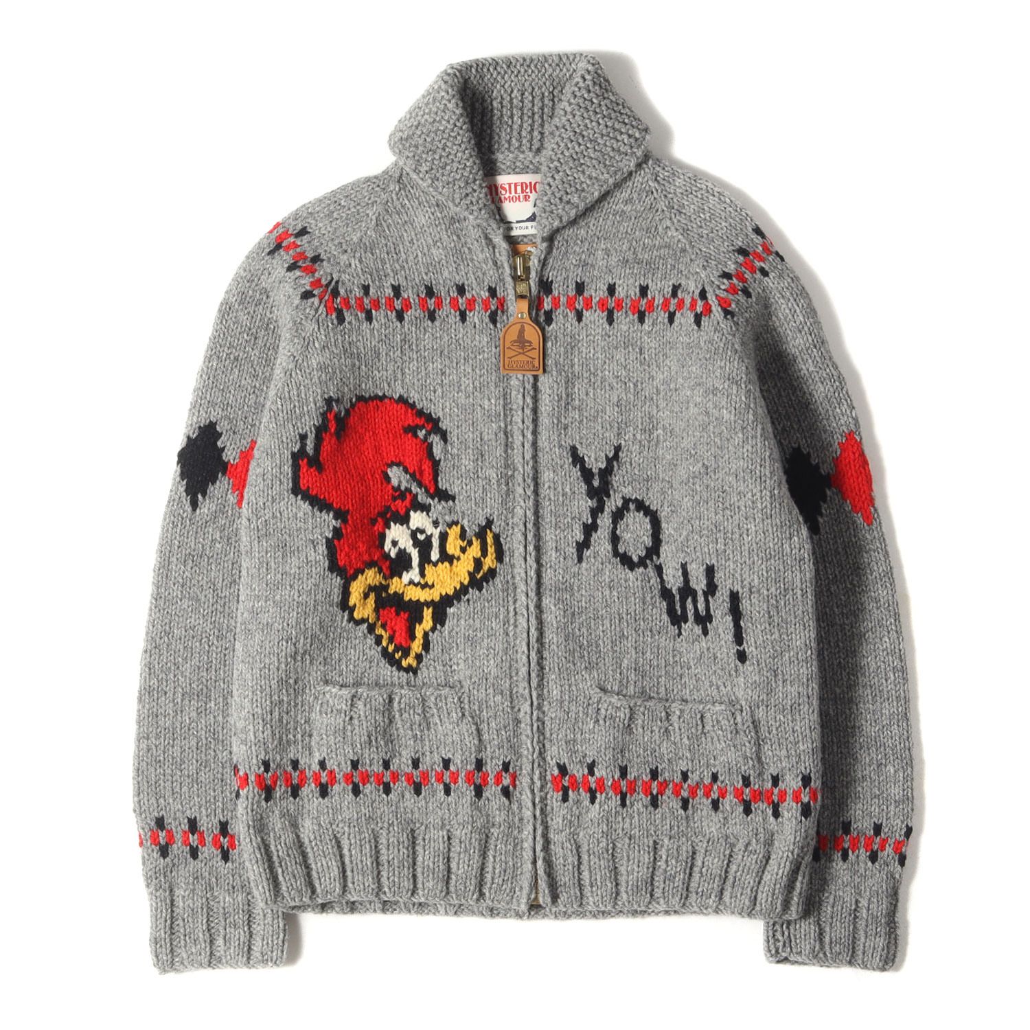 Yahoo!オークション HYSTERIC GLAMOUR CANADIANSWEATER カウチンニット 