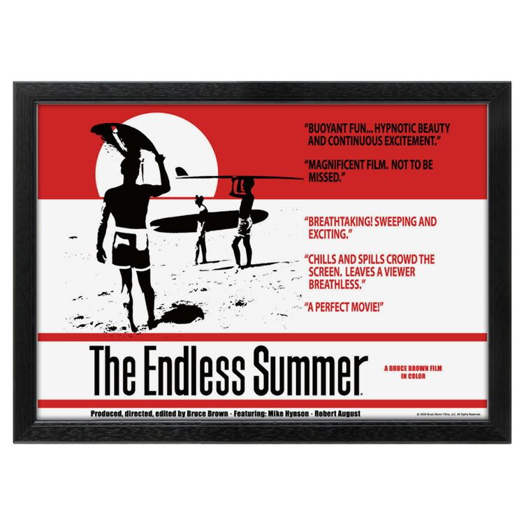 額入り映画ポスター ブルース・ブラウン The Endless Summer エンドレスサマー（Red） （フレーム付きポスター） - メルカリ
