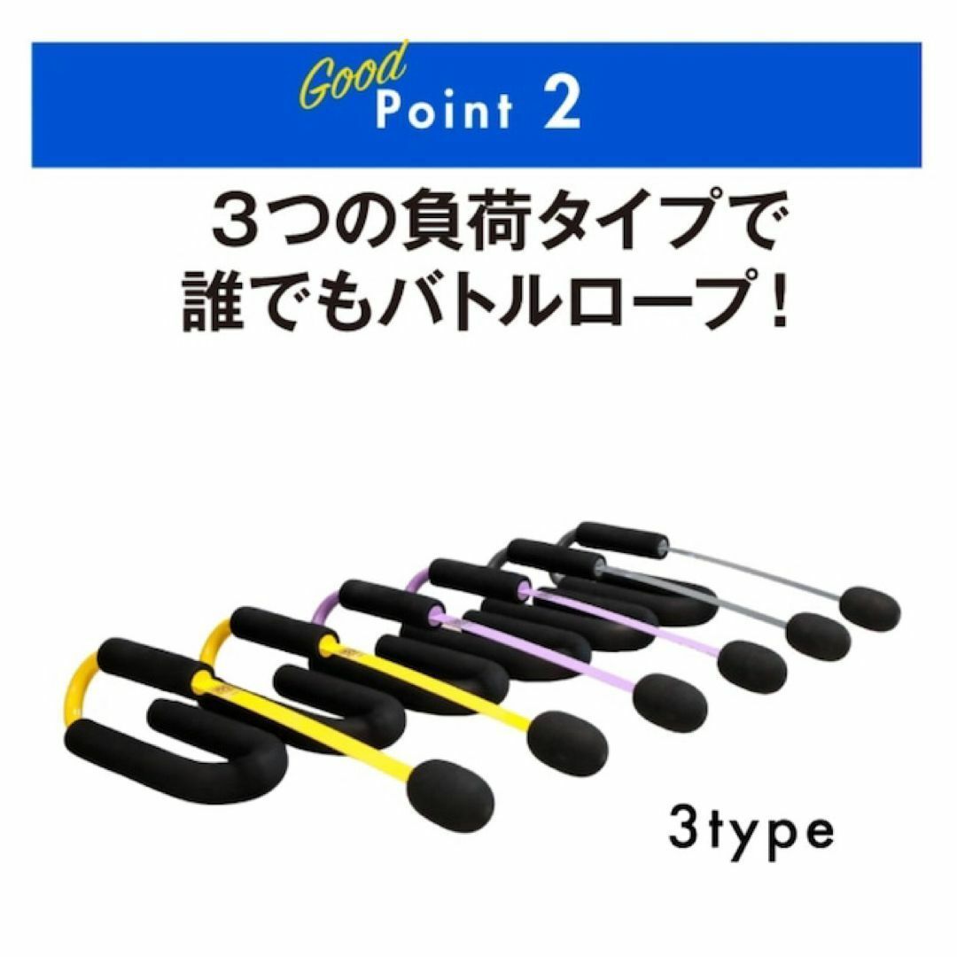 【訳あり】トレーニング イエロー ロープいらないバトルロープ 持って上下振るだけ 新品 ロープのいらないバトルロープ 持って上下に振るだけ