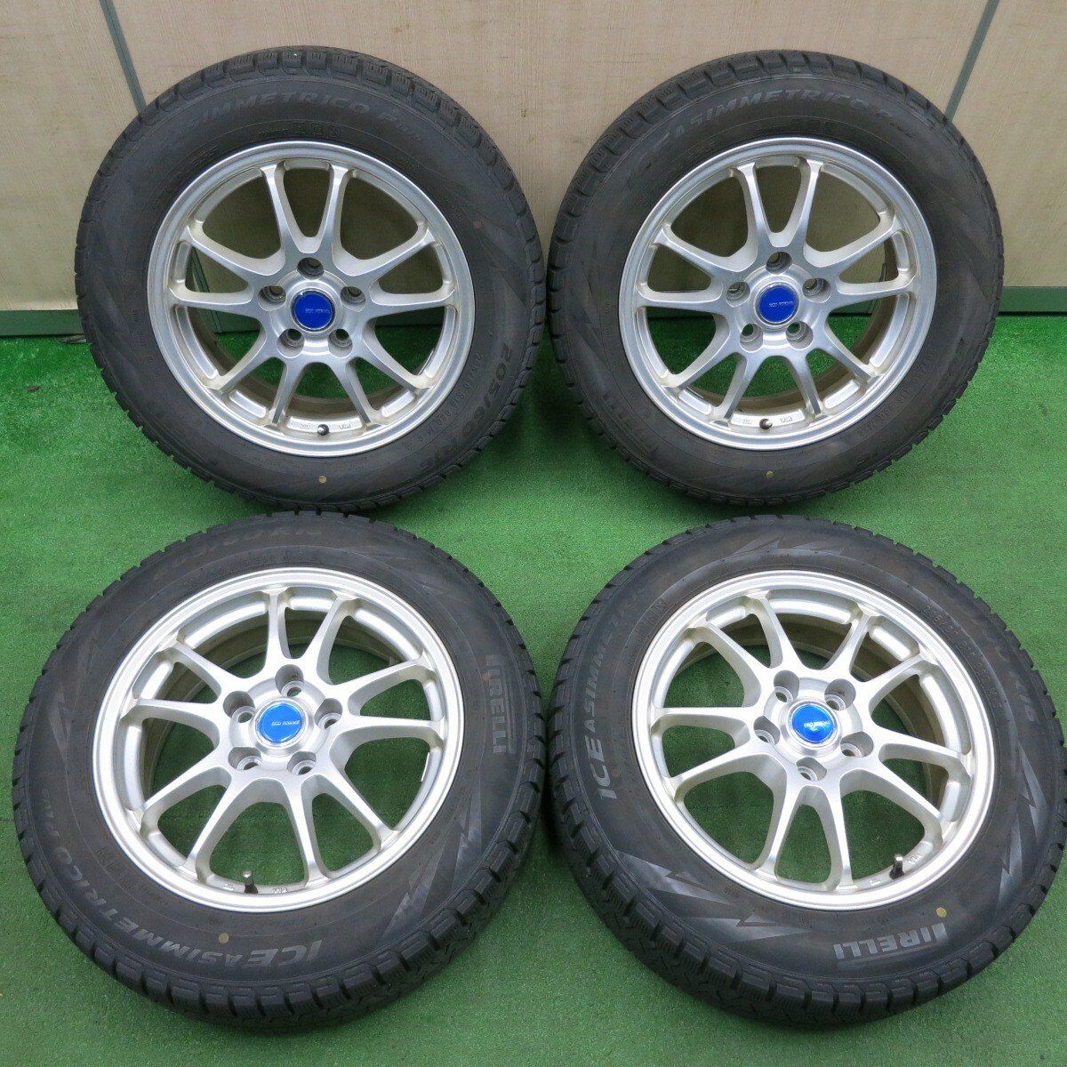 4本☆スタッドレス 205/60R16 ピレリ アイスアシンメトリコ プラス ECO 