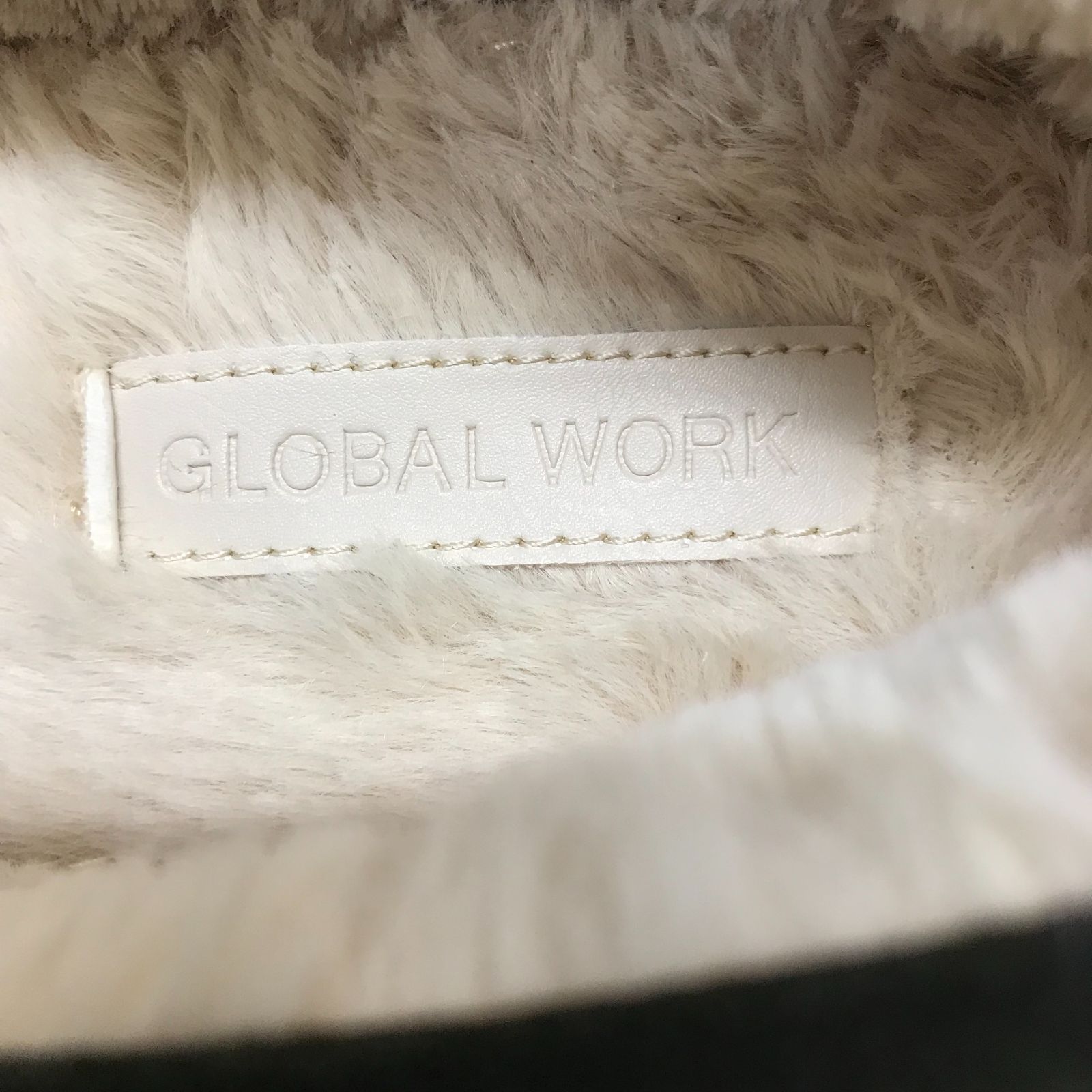 GLOBAL WORK 】グローバルワーク フワモコ モカシン L 24-24.5