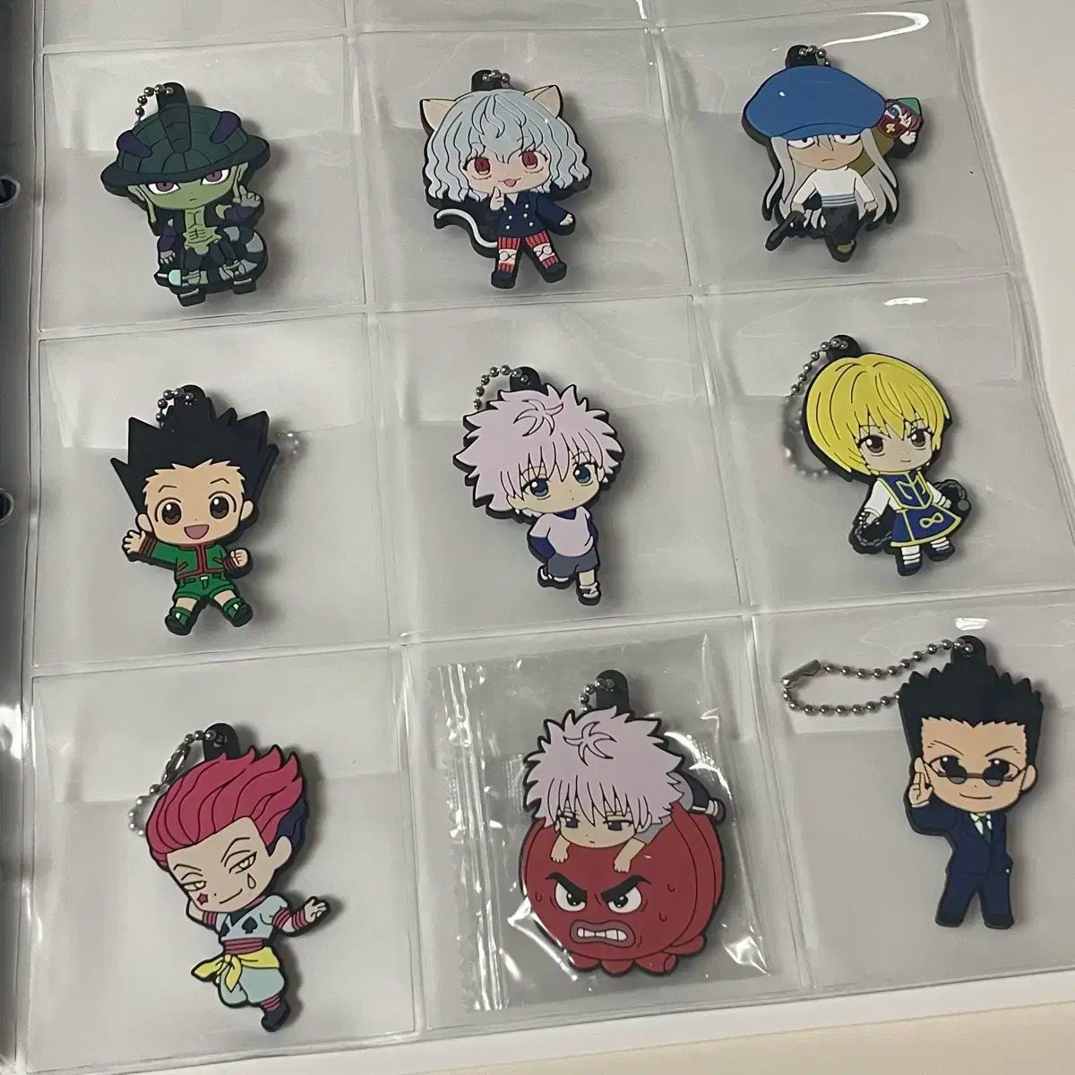 まとめ売り ハンターハンター ラバーストラップ キーリング 9 種