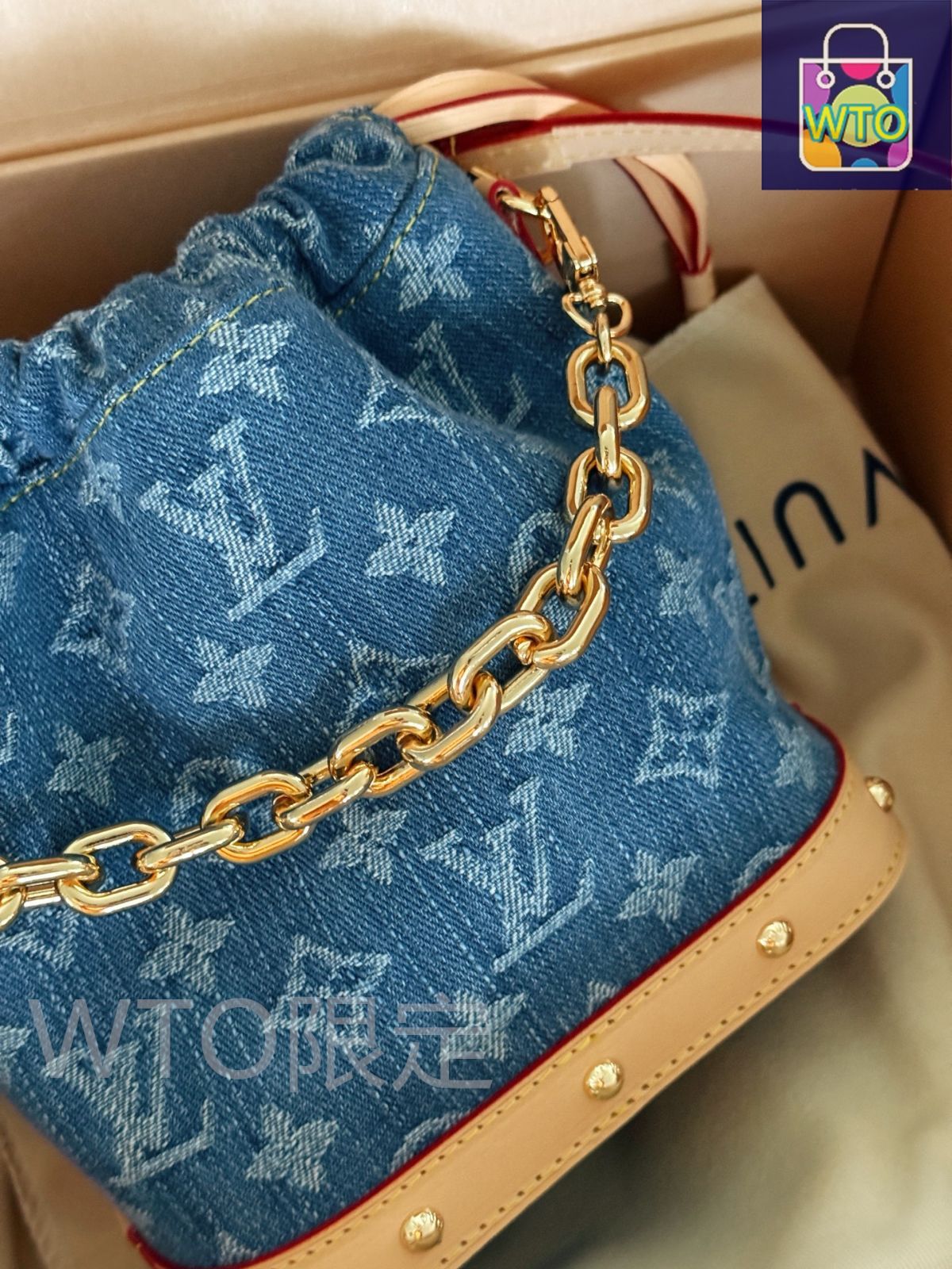 今日特価】Louis Vuitton ルイ・ヴィトン ナノ デニム バケット