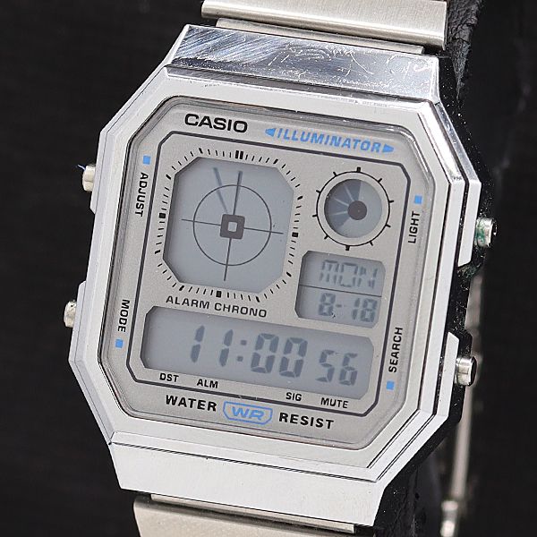 稼働 カシオ チープカシオ 3571 QZ デジタル文字盤 メンズ腕時計