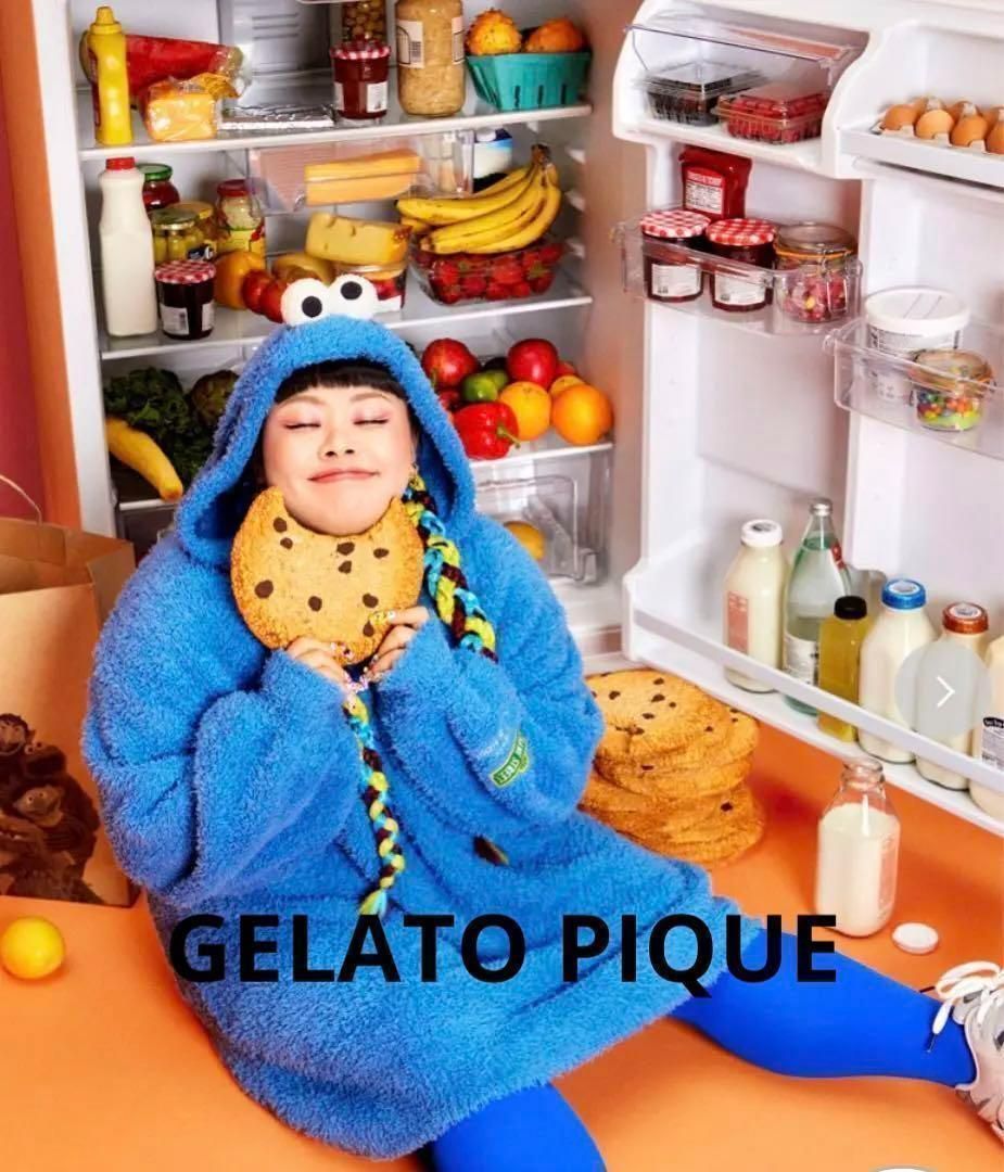 新品】ジェラートピケ セサミストリート クッキーモンスター