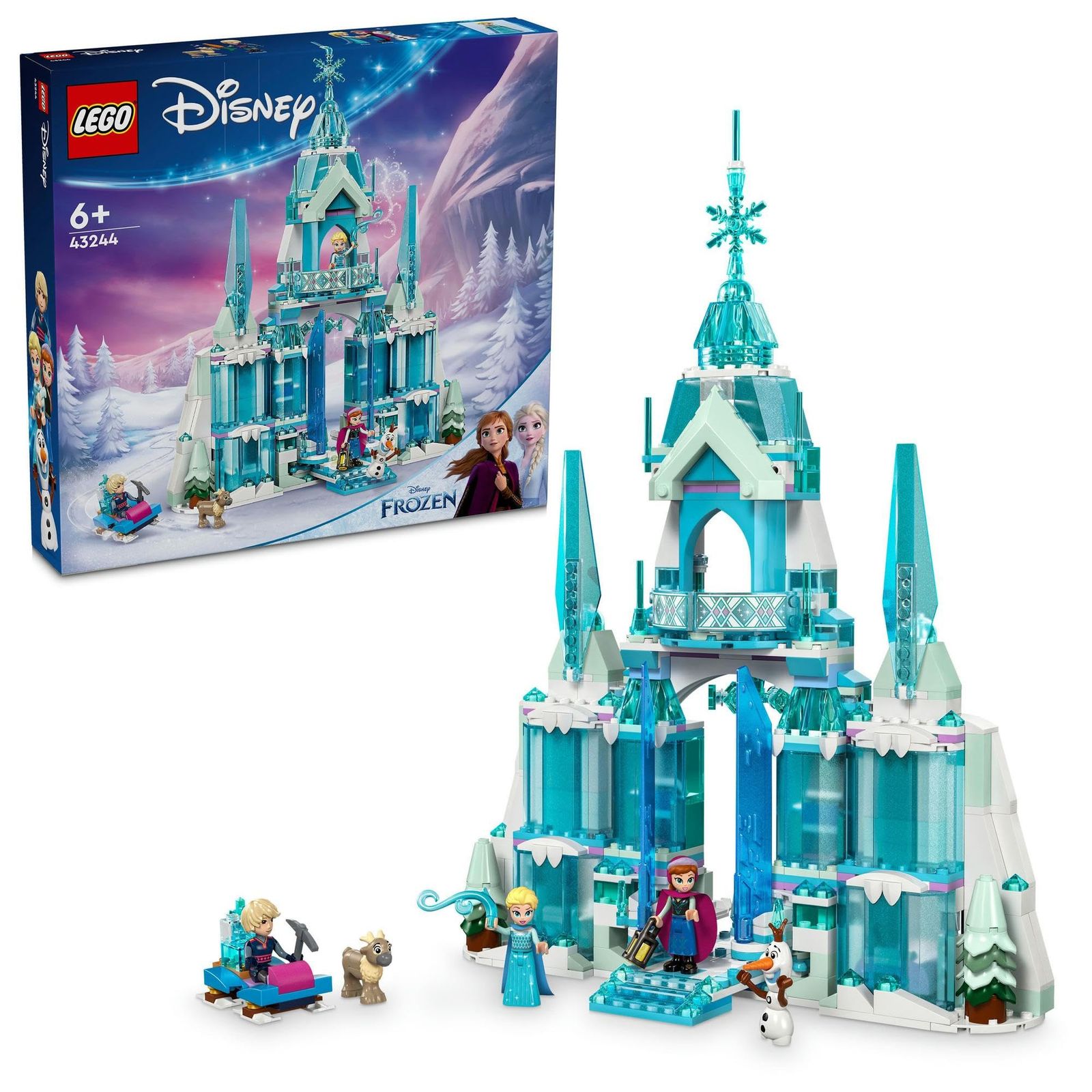 レゴ LEGO ディズニープリンセス エルサのアイスパレス おもちゃ 玩具 誕生日 プレゼント ブロック 知育 女の子 男の子 子供 6歳 7歳 8歳 9歳 アナと雪の女王 ディズニー グッズ 43244 エルサのアイスパレス