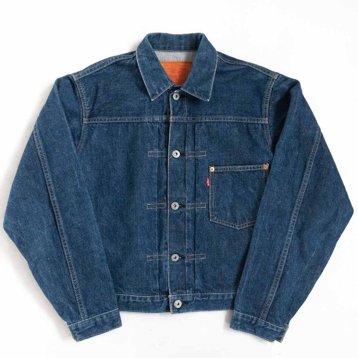 雰囲気抜群/濃紺】 LEVI'S 【 506XX BIG E デニムジャケット 】40