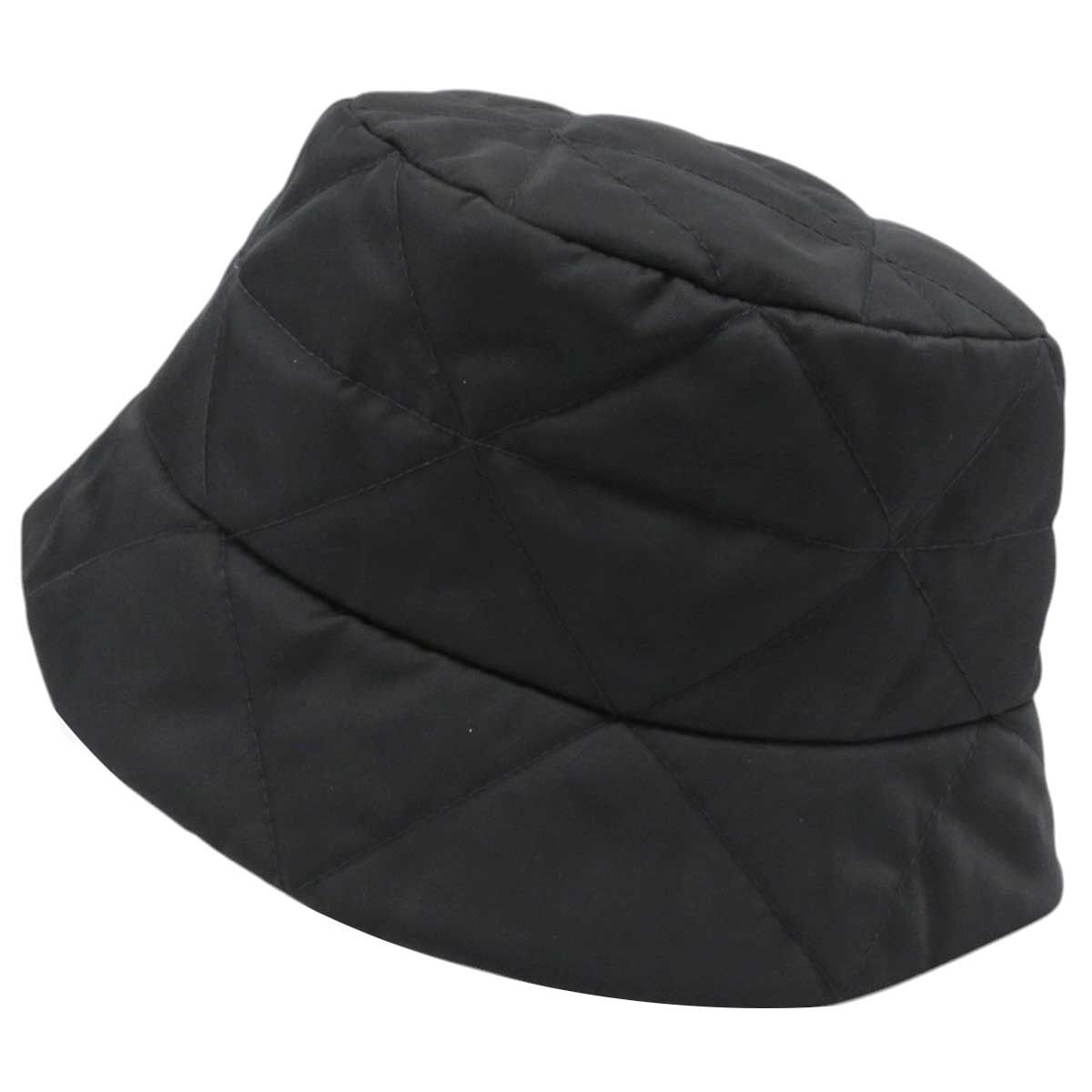 プラダ PRADA バケットハット キルティング トライアングルロゴ Re